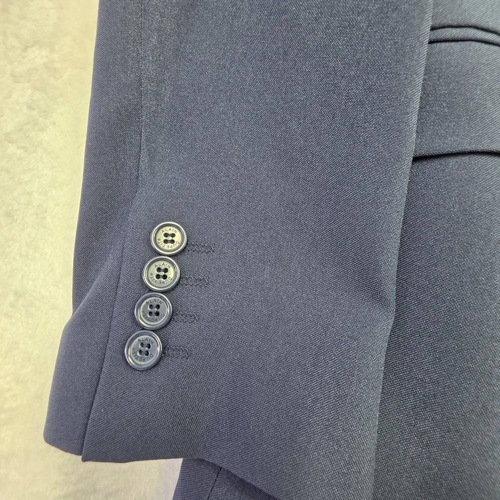 Alain Dupetit Navy Slim Fit Blazer Mens 40S Suit Jacket Stretch NWT